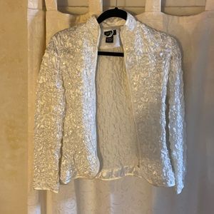 MSK| Women’s White Sequined Jacket